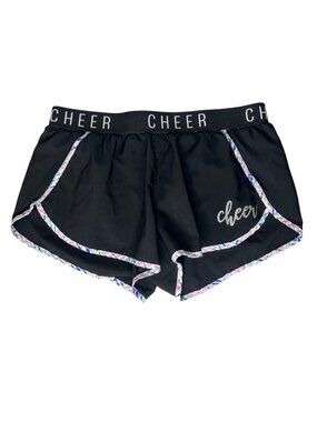 Varsity Spirit Shop Cheer Shorts Large Black Pink Summer Casual